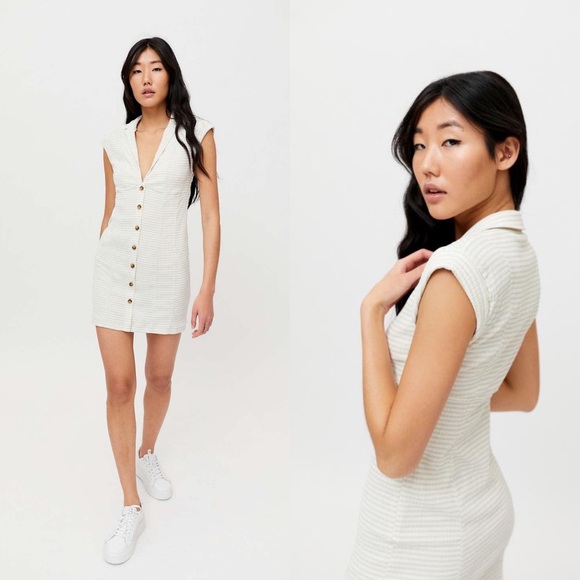 Uo Stella Bodycon Shirt Dress 